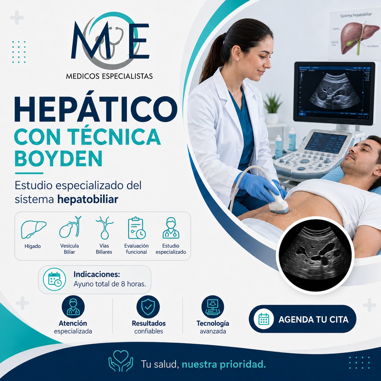Hepático con Técnica Boyden