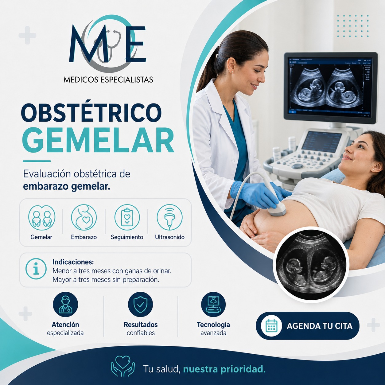Obstétrico: 1er, 2do y 3er trimestre